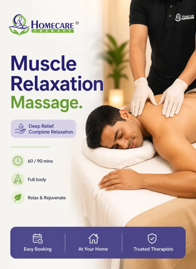 Muscle Relaxation Massage by Homecare Therapy