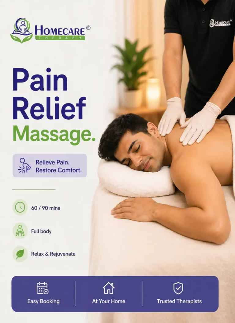 Pain relief massage at home in Mumbai for body pain and muscle recovery