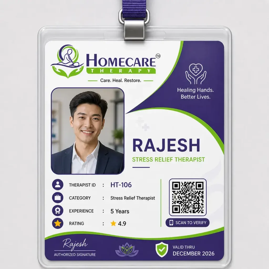 Male massage therapist at home service in Mumbai for muscle relaxation and pain relief
