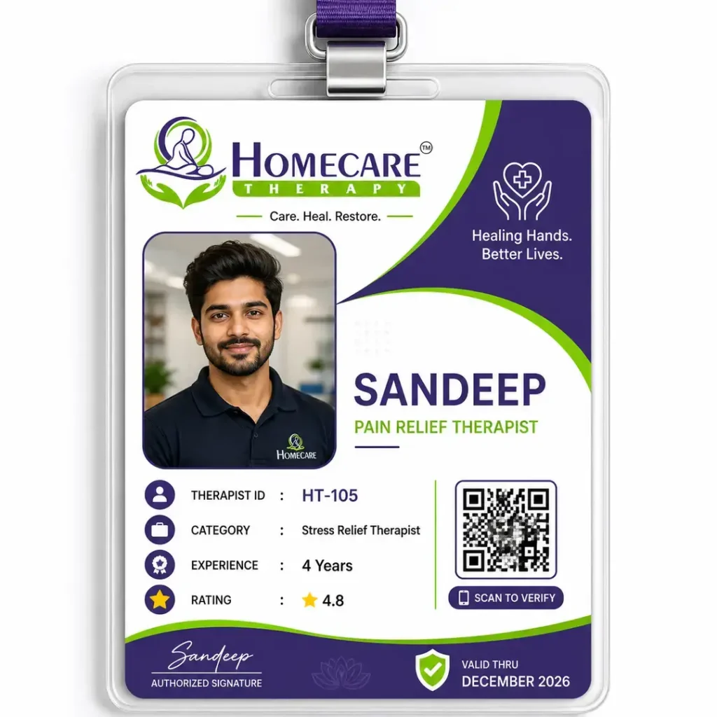 Verified massage therapist providing body massage at home in Mumbai